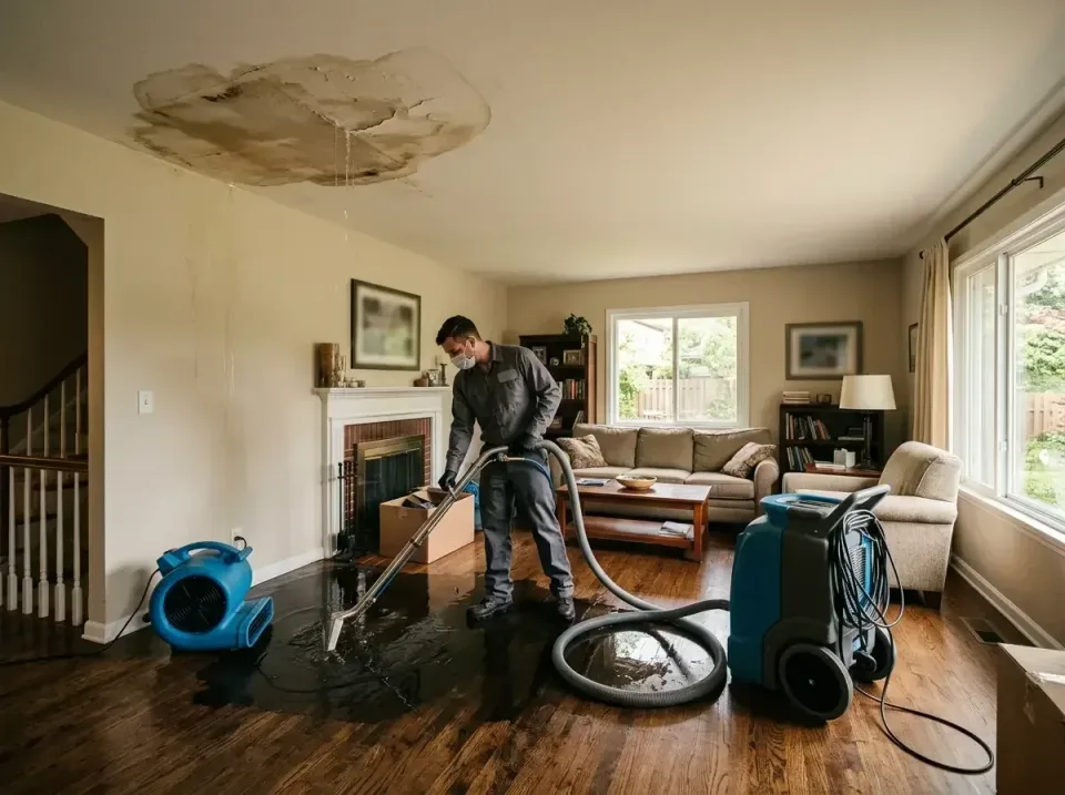 attic-pipe-burst-ceiling-drip-008 — frequently asked questions, Water Damage Restoration & Carpet Care in Chicago Heights, IL